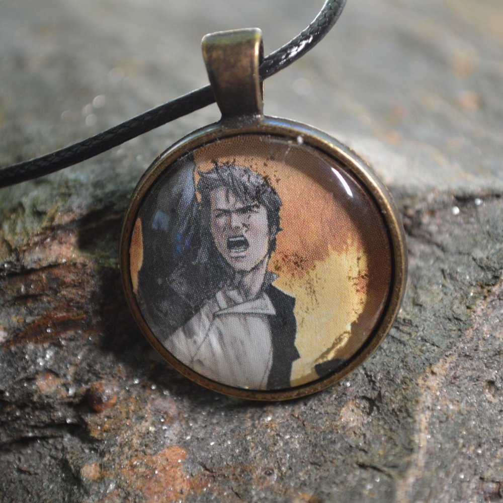 HANDMADE Han Solo Star Wars Classic Comics Necklace